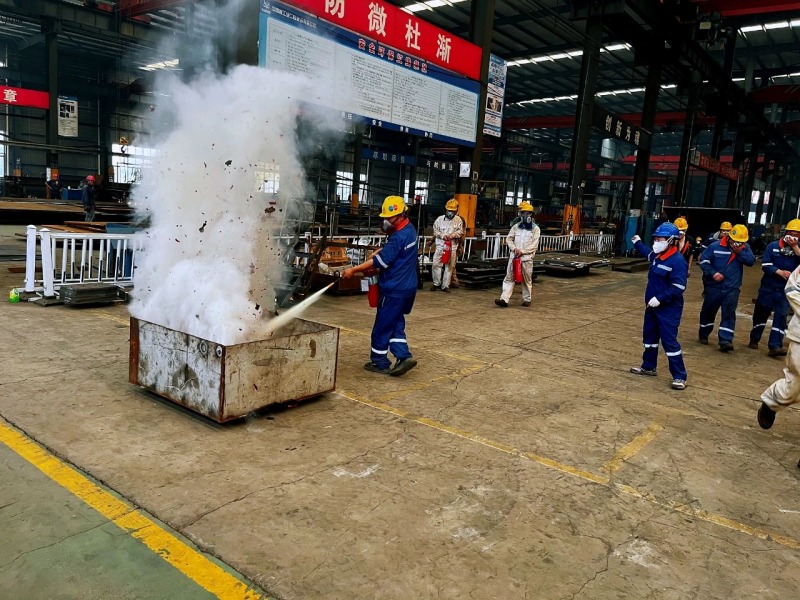 „Eihe Steel Structure“ atliko „Open Life Channel“ gaisro pratybas.