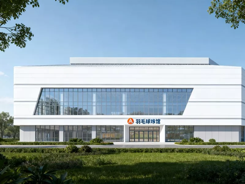 Plieninės konstrukcijos badmintono salė